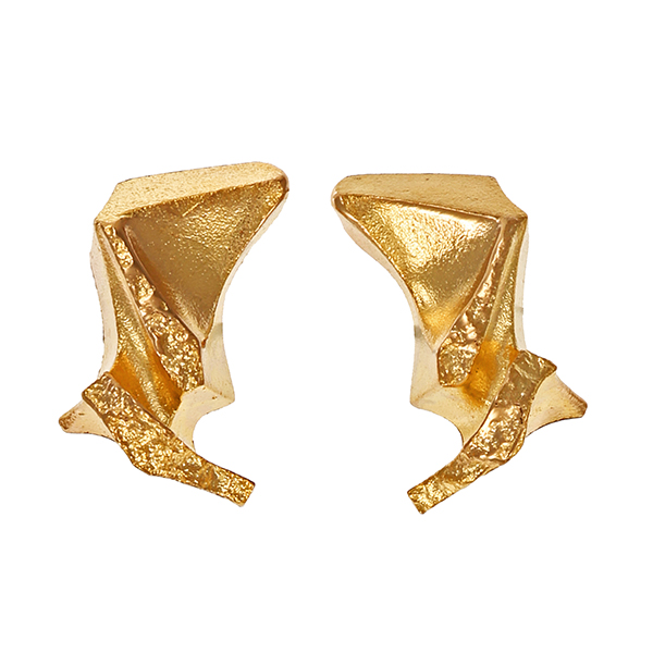 Ohrstecker, 14K, Gelbgold