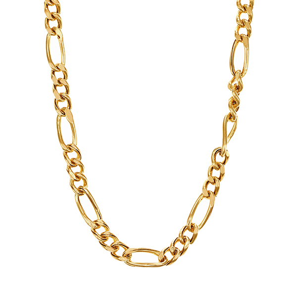 Kette, 14K, Gelbgold, Figaro-