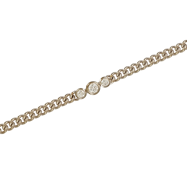 Armband, 18K, Weißgold, Brillant