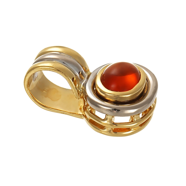 Anhänger, 18K, Gelbgold, Citrin
