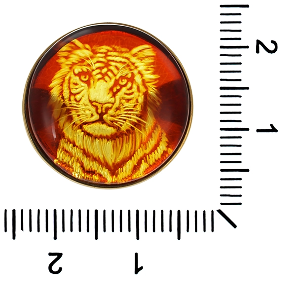 Ring, 9K, Gelbgold, Bernstein