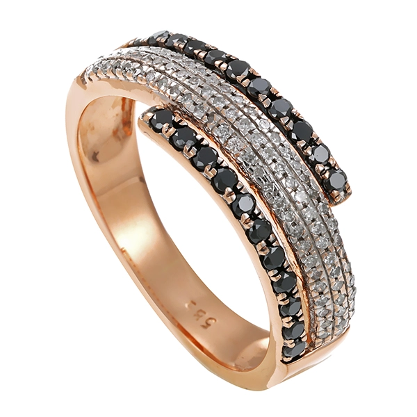 RIng, 14K Gelbgold, Diamanten, U56