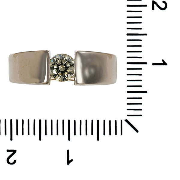 Diamantring, 14K, Weißgold, Brillant