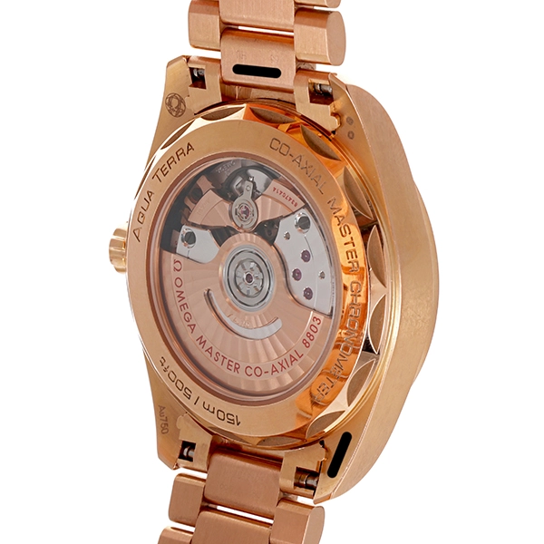 Damenuhr, Omega 'Seamaster Aqua Terra' Sedna Gold