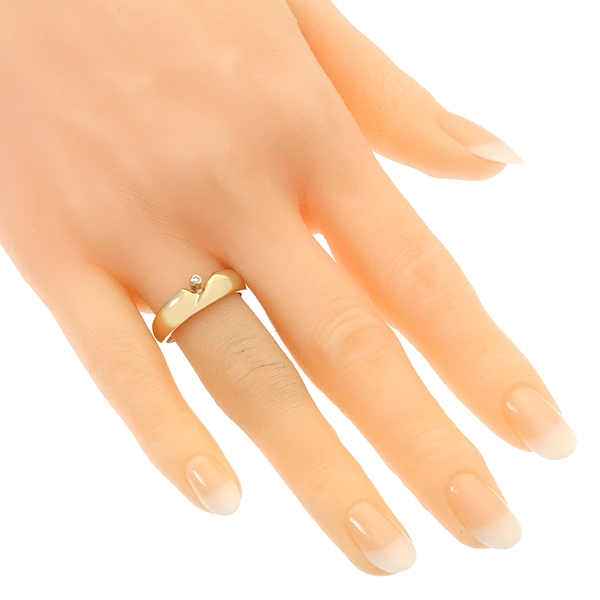 Diamantring, 14K, Gelbgold, Brillant