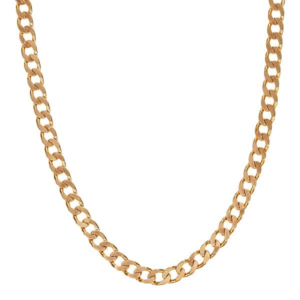 Collier, 8K, Gelbgold, Panzer