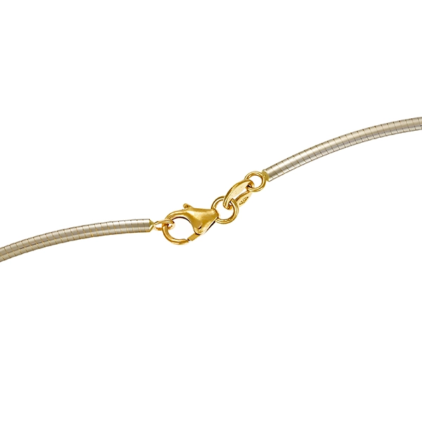 Collier, 14K, Gelb-/Weißgold