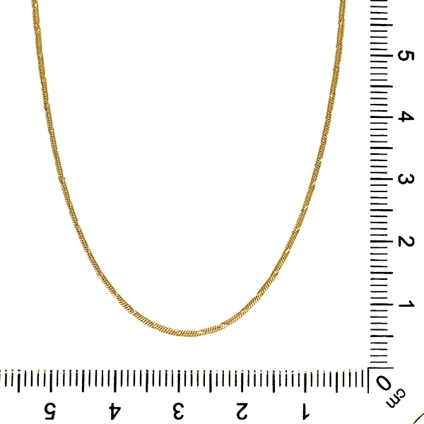 Collierkette, 14K, Gelbgold, Schlange