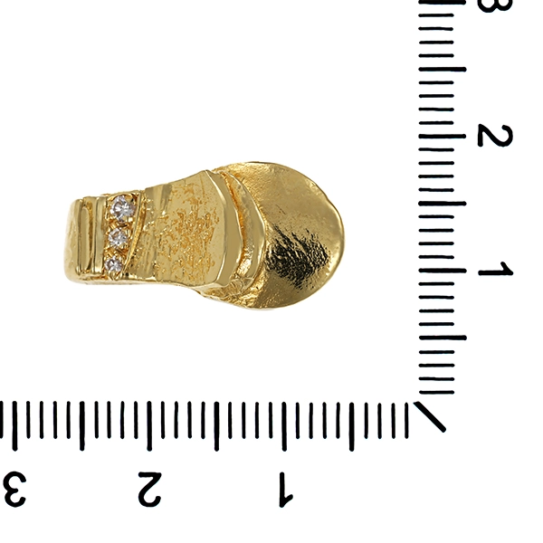 Diamantring, 14K, Gelbgold, Brillant