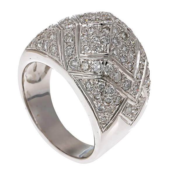 Goldring, 18K, Gelbgold, Brillanten