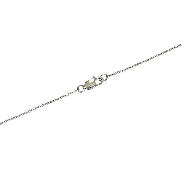 Collier, 14K, Weißgold, Brillanten