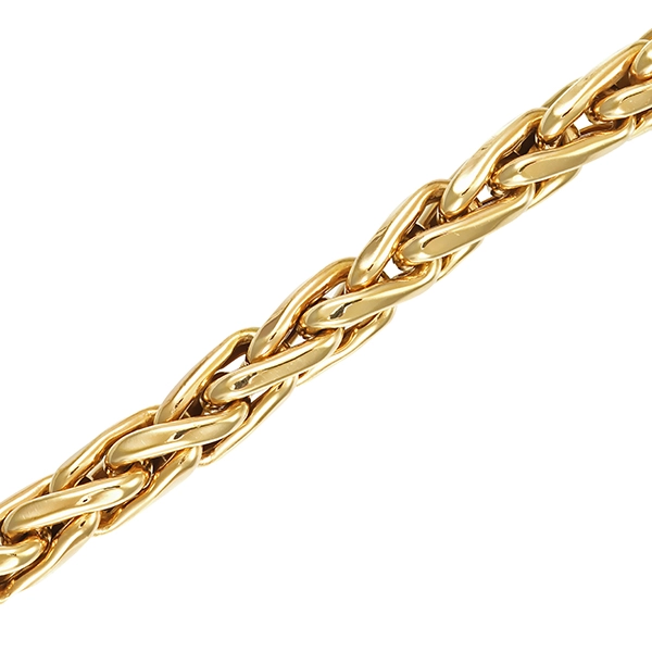 Armband, 14K, Gelbgold, Zopf