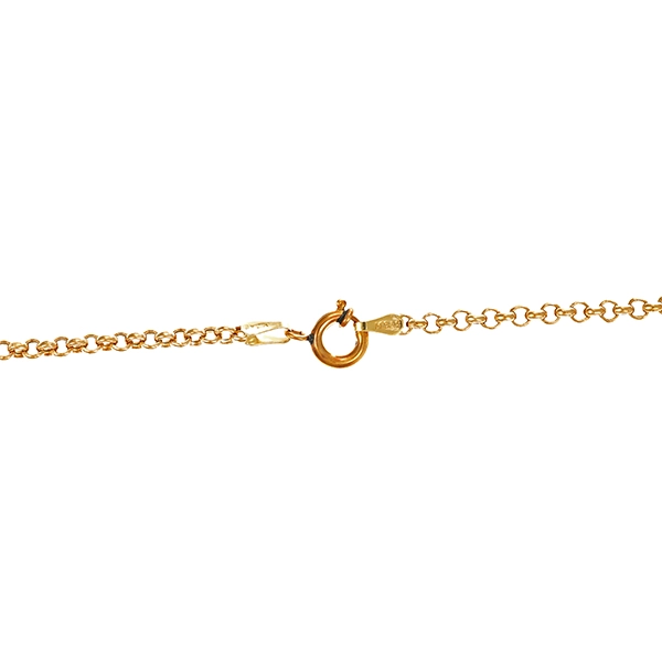 Collierkette, 14K, Gelbgold, Erbs-