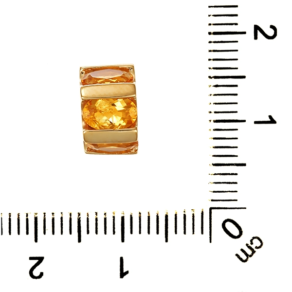 Anhänger, 9K, Gelbgold, Citrine