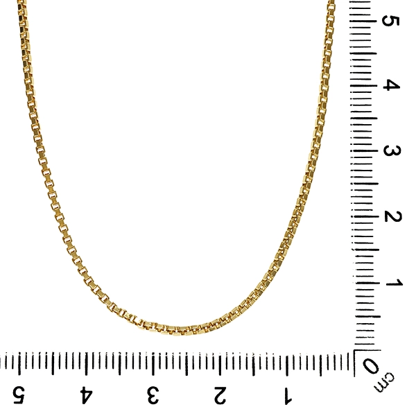 Kette, 14K, Gelbgold, Venezianer-