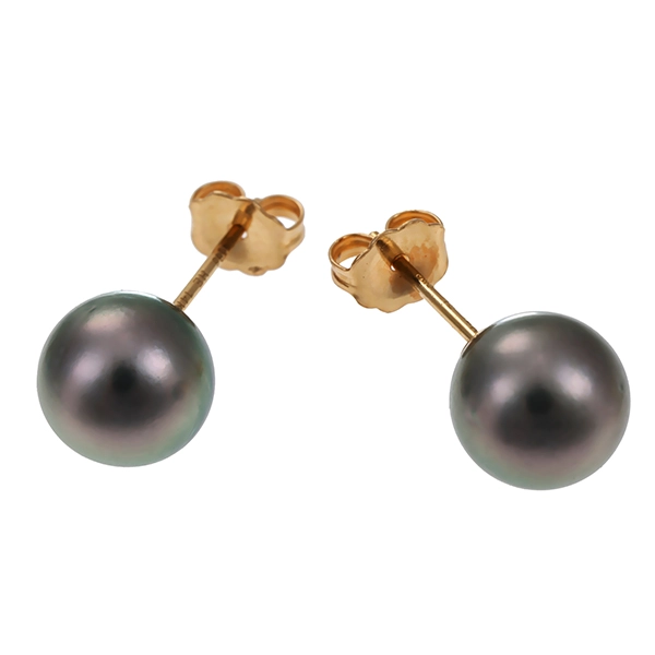 Ohrstecker, 14K, Gelbgold, Zuchtperlen