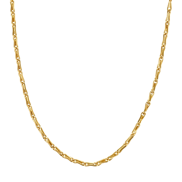 Kette, 14K, Gelbgold, Haferkorn-
