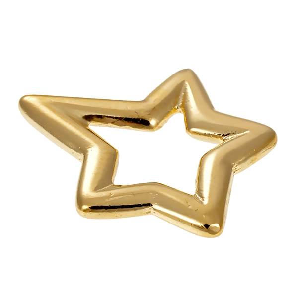 Anhänger, 18K, Gelbgold, Stern Christ