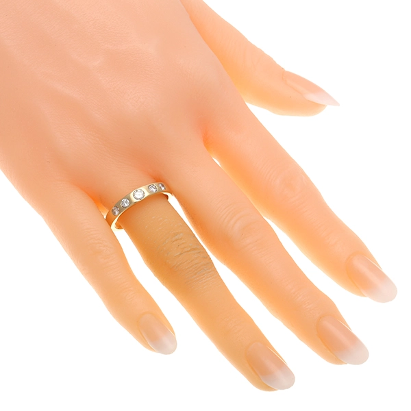 Diamantring, 14K, Gelbgold, Brillanten 0,45 ct