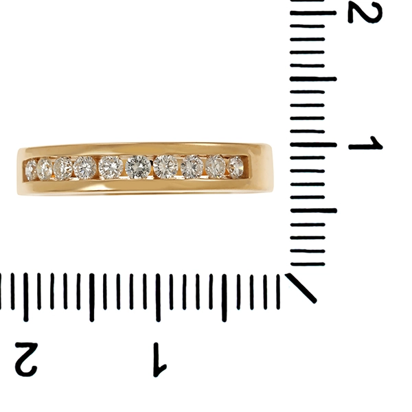 Diamantring, 14K, Gelbgold, Brillanten 0,33 ct