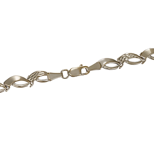 Collier, 14K, Weißgold
