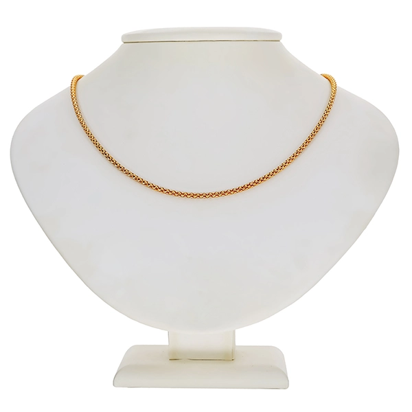 Collierkette, 9K, Gelbgold, Himbeer-