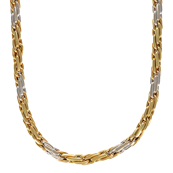 Collier, 14K, Gelb-/Weißgold