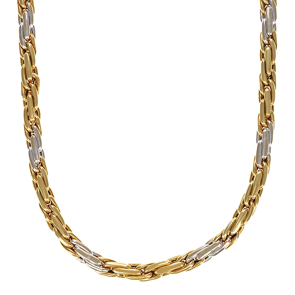 Collier, 14K, Gelb-/Weißgold