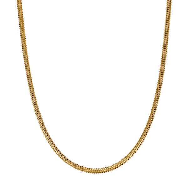 Collierkette, 14K, Gelbgold, Schlange-