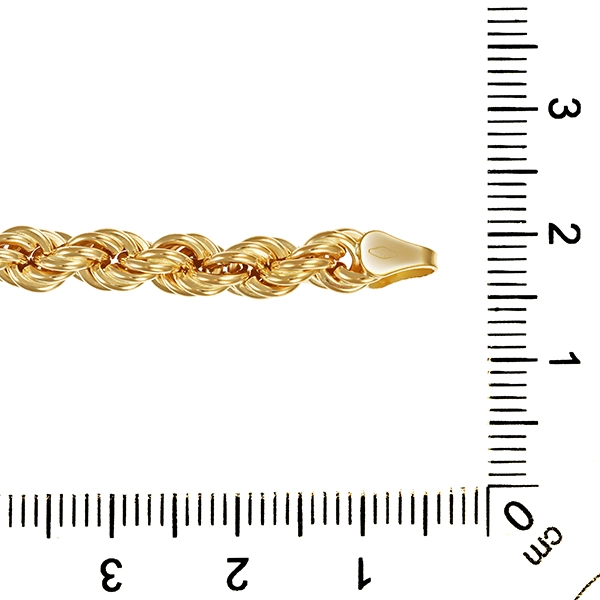 Armband, 18K, Gelbgold, Kordel-