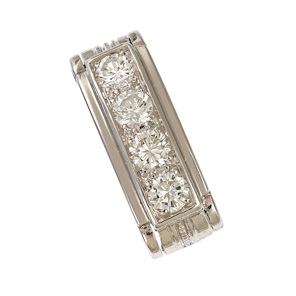 Anhänger, 4K, Weißgold, Brillanten, 0,60ct