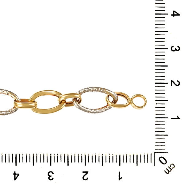 Armband, 14K, Gelb-/Weißgold