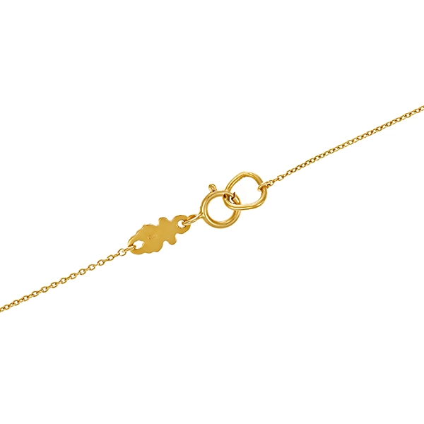 Collier, 18K, Gelbgold, Zirkonia