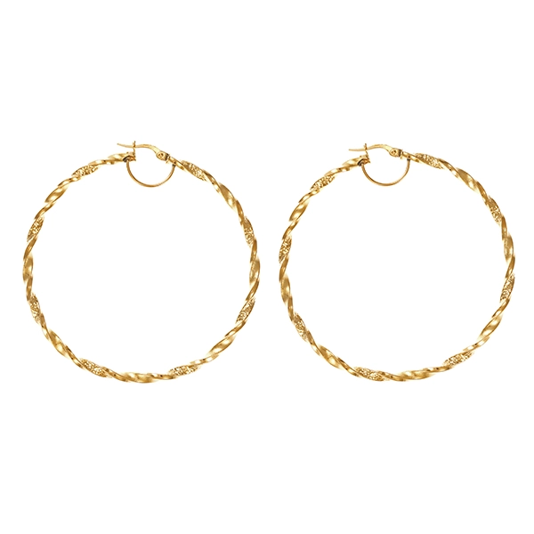 Creolen, 14K, Gelbgold