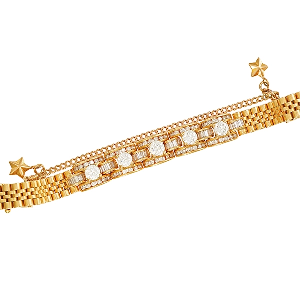 Armband, 18K, Brillanten, Diamanten
