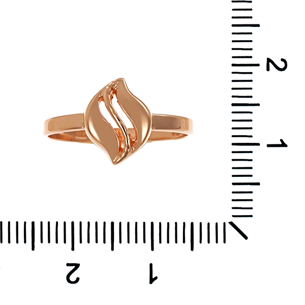 Ring, 14K, Rotgold