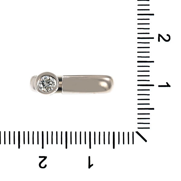 Brillantring, 18K, Weißgold, 0,20ct