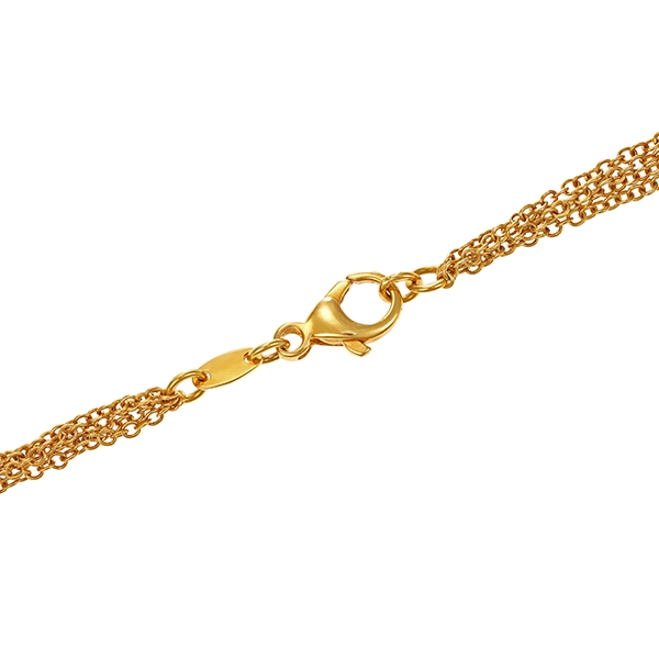 Collier, 18K, Gelbgold, Brillanten