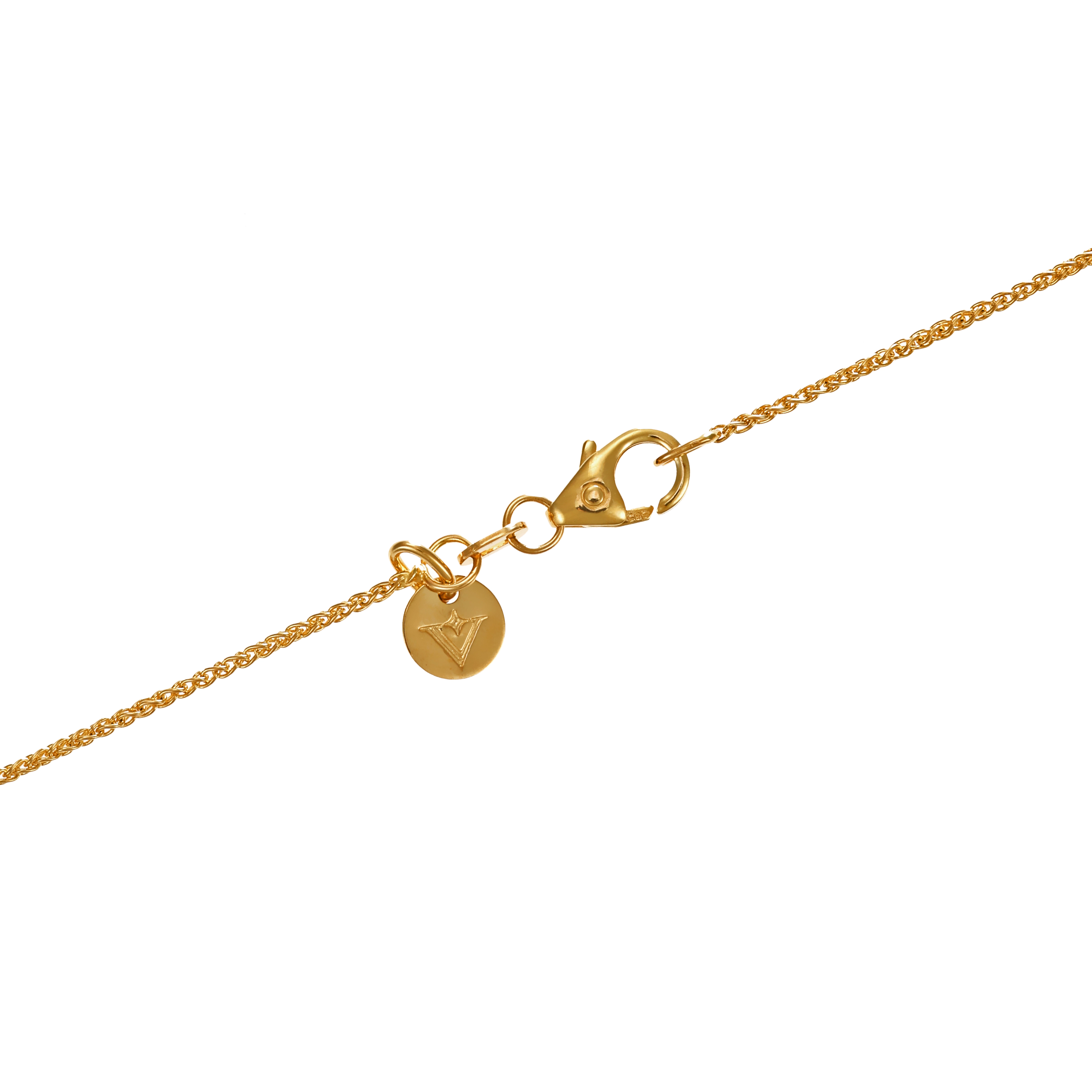 Collierkette, 14K, Gelbgold, Zopf