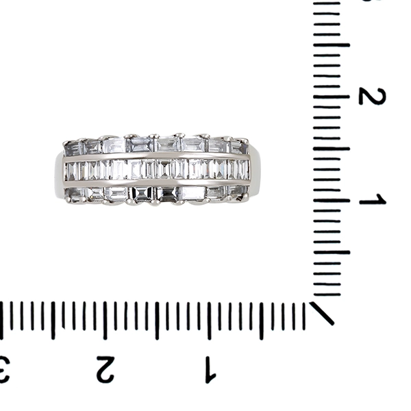 Diamantring, 18K, Weißgold, Diamanten 1,15 ct