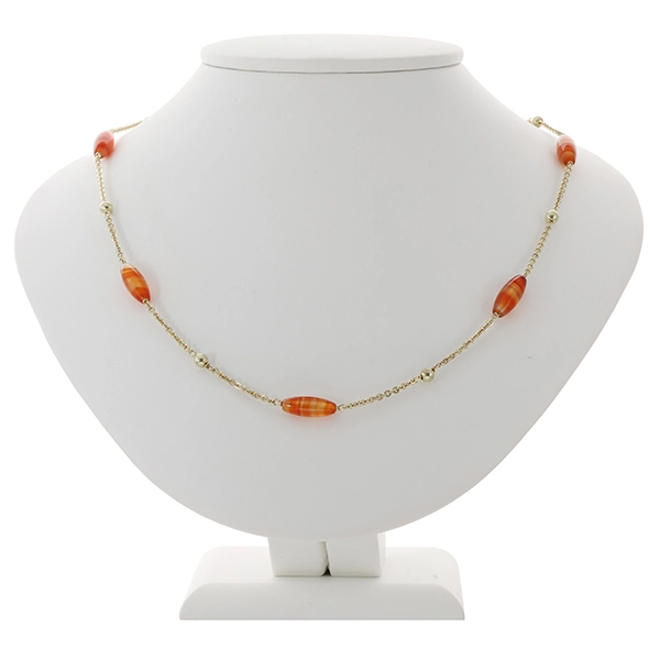 Kette, 14K, Gelbgold, Achat