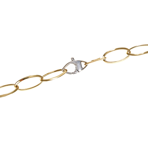 Collier, 14K, Gelb-/Weißgold