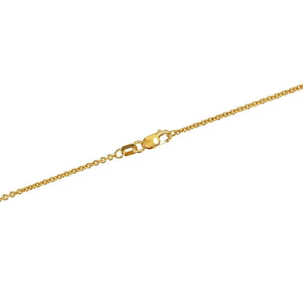 Collier, 8K, Gelbgold, Diamanten