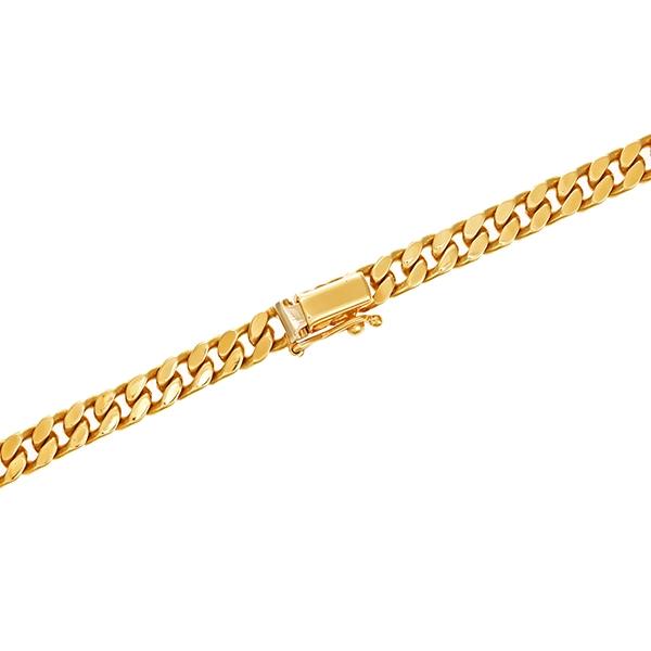 Collier, 18K, Gelbgold, Saphire, Panzer-