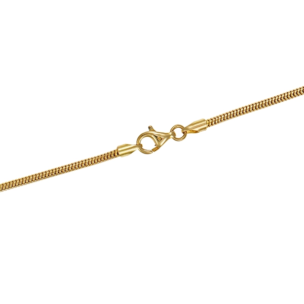 Collierkette , 14K, Gelbgold, Schlangen-