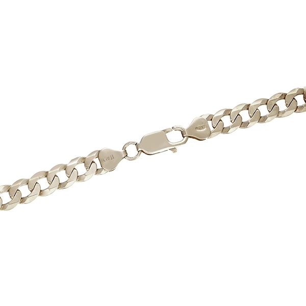 Silberkette, 925, Silber, Panzer-