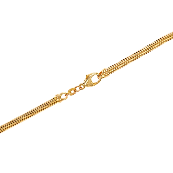 Kette, 14K, Gelbgold, Schlange-