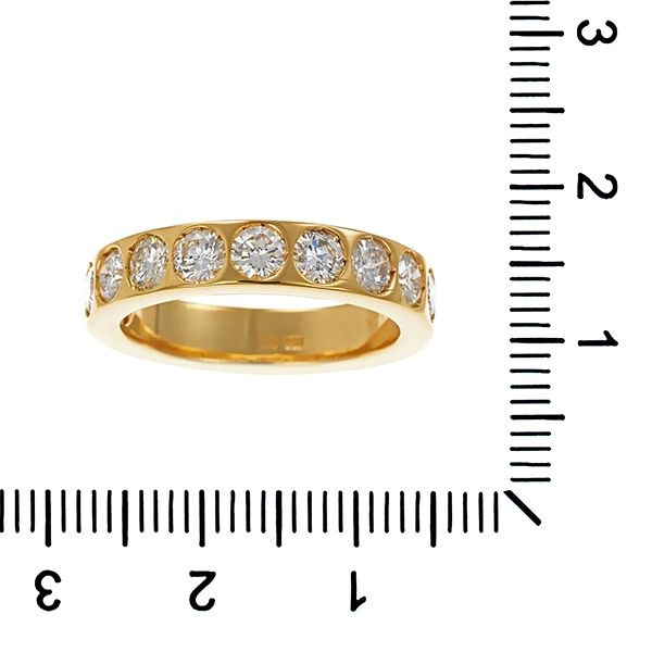 Ring, 18K, Gelbgold, Brillanten, 1,50ct