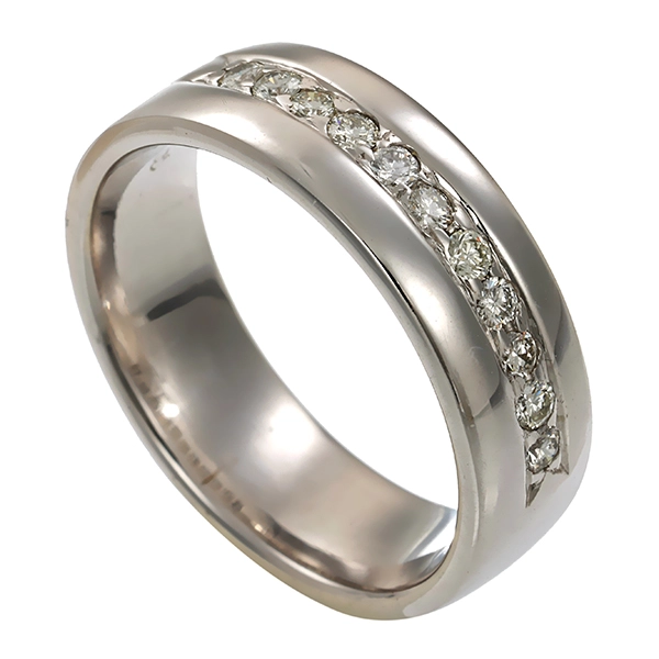 Diamantring, 14K, Weißgold, Brillanten 0,22 ct