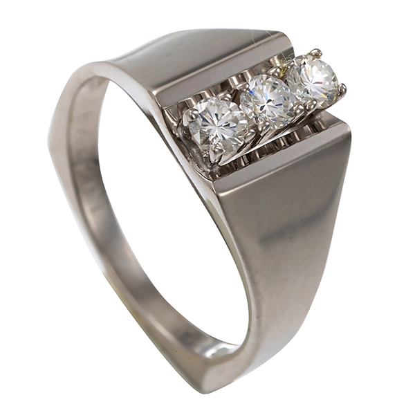 Diamantring, 18K, Weißgold, Brillanten 0,33 ct
